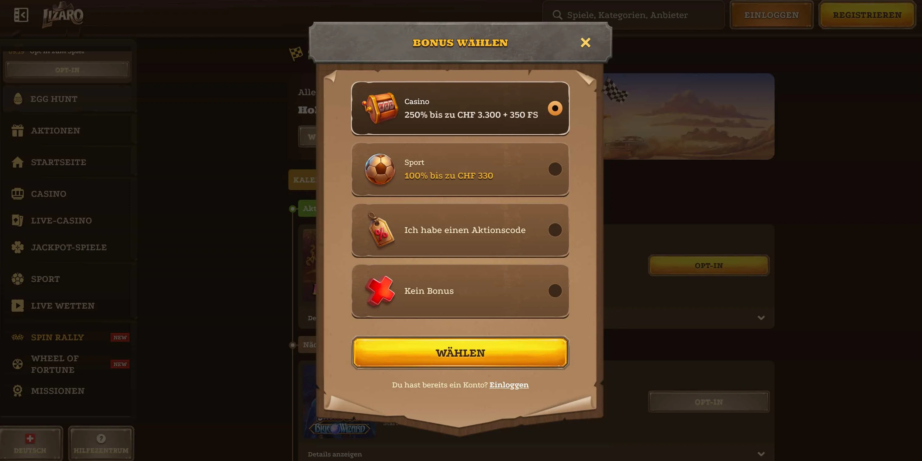 Lizaro Casino Registrierung: So startet man richtig durch Lizaro Casino Registrierung: So startet man richtig durch